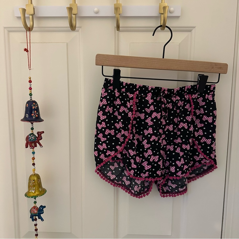 Disney Girl’s Minnie Polka Dot Bow Shorts Large